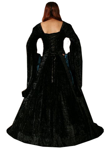 Ladies Medieval Tudor Costume And Headdress Size 14 - 16 Image